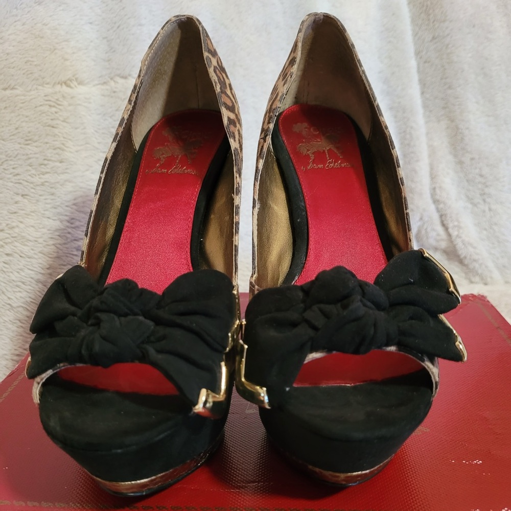 Circus by Sam Edelman Platform Leopard Print pump - Size 8